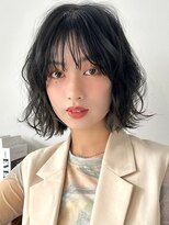 ラフィス ヘアールーチェ 樟葉店(La fith hair luce) 【La fith】タッセルボブ×クリアブラック