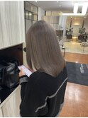ミルクティーベージュダブルカラーインナーカラーケアブリーチ
