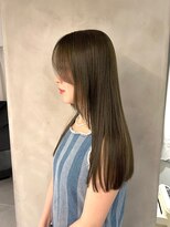 ガリカ 渋谷(Gallica)&nbsp;<原田真花>ブリーチなしダブルカラーで作る透明感オリーブカラー