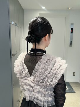 エイゾー 銀座(EIZO) タイトシニヨン / シニヨンヘア / お呼ばれヘア