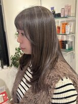 サラ ビューティー サイト 古賀店(SARA Beauty Sight)&nbsp;ハイライト/透明感カラー/グレージュ/レイヤー/20代30代40代