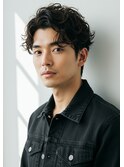 メンズパーマスパイラルパーマ縮毛矯正40代50代