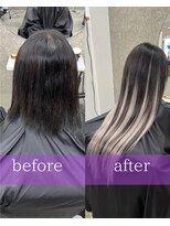 メルシー 福岡天神店(Merci)&nbsp;カラー+エクステ[エクステ/シールエクステ/インナーエクステ]