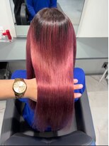 キング 枚方店(K!ng)&nbsp;縮毛矯正髪質改善ハイライトレイヤーカット枚方美容室エクステ