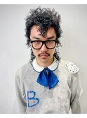 メンズリーゼントパーママレット