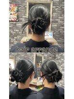 【Lilly新宿】#タイトヘアセット#カチモリ＃アレンジスタイル