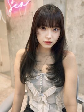 ルームバイシー 新宿(Loom. by Sea) ミニウルフ×アプリコットオレンジ[ワイドバング/韓国]