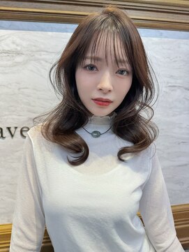ロンドアベニール 北千住(Lond avenir) くびれヘア/顔周り/韓国/レイヤーカット/黒髪/ロング/前髪北千住