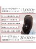 【一番人気☆】 カット＋ケアカラー（白髪染め or ファッション）+髪質改善TR