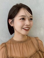 ノイ 銀座(noi)&nbsp;顔周りレイヤーカットグレージュカラーくびれボブショートカット