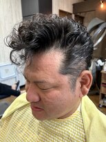 ヘアー スタジオ イワタ(hair studio iwata)&nbsp;リーゼントパーマスタイル