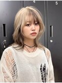 #長野駅前#ミルクティーベージュ#小顔レイヤー#韓国風ヘア