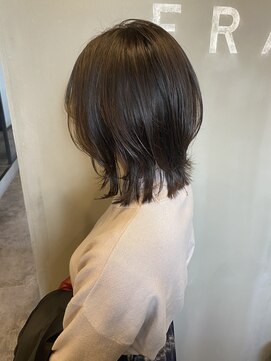 ウルフっぽいレイヤーボブ