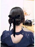 シンプルカチモリシニヨン