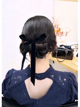 シンプルカチモリシニヨン