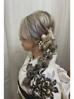 オウルヘア(OWL hair)&nbsp;巻き下ろしヘアアレンジ