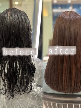 アピッシュ ギンザ(apish ginza) 浅子小百合/パーマを落としたい方にお勧め