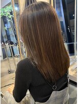 ヘアーリビング 730 宜野湾&nbsp;730 highlight design バレイヤージュ/グレージュ/ハイライト