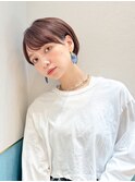 ハンサムショート/丸みショートボブ/20代30代40代50代/顔周り