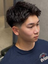 ディスイズバーバーフォース(THIS IS BARBER 4th)&nbsp;メンズショート アップバング 刈り上げ ツーブロック 20代