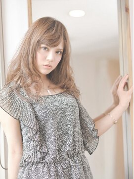 ヘアアンドメイク エジェリ(hair&make egerie) 大人可愛いショコラベージュでゆるmixカール ハイライト 恵比寿