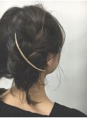 簡単アレンジ アッシュブラック ネイビーブラック