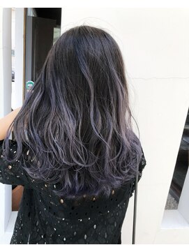 ブランシェ 小牧店(BRANCHE) ☆バレイヤージュパープルグレー☆ ブランシェ小牧 具志