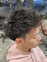 ヘアーショップケイ(HAIR SHOP K.)&nbsp;ツイストツーブロアップバング