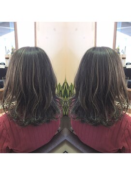 プラーチェ 古淵店(Plaatje) ハイライト × グレージュ