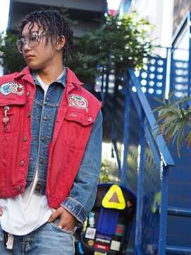 リブロ 三軒茶屋(LIBRO) ファンキーストレート×ドレッドヘア