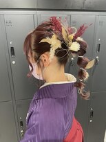 ミューバイケンジ(miu by KENJE)&nbsp;miu&伊藤夏海  和装ヘアアレンジ◎