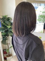 アミュレ(Amule)&nbsp;うる艶暗髪透明感カラーナチュラルセミディ30代40代梅ヶ丘美容室