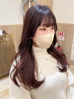 オリーブスバイネオリーブ(Olive's by neolive)&nbsp;＊小顔カット&レッドカラー＊新宿Olive's by neolive