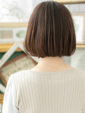 カバーヘア ブリス 志木南口駅前店(COVER HAIR bliss) かきあげ前髪ダークグレージュ大人ボブTb2志木20代30代40代