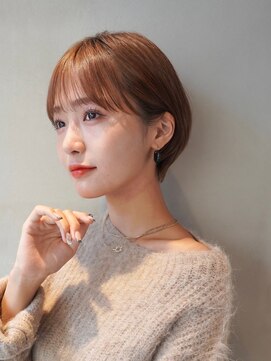 ニコ トウキョウ ヨコハマ(nico) 顔まわりレイヤー/切りっぱなし/ボブ/レイヤーカット