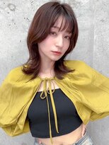 オーブ ヘアー ティティー 三宮店(AUBE HAIR titty) 20代・30代_面長解消くびれミディ