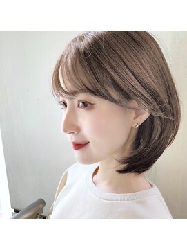 エマ ギンザ(EMMA GINZA) くびれボブひし形ボブ似合わせカット40代50代