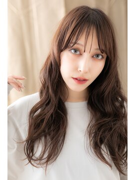 カバーヘア イヴ 戸頭店(COVER HAIR EVE) シースルーバング大人巻きゆるふわ小顔ロングY戸頭20代30代40代