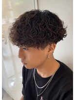 スイッチ(men's SWITCH)&nbsp;大分メンズ波巻きスパイラルパーママッシュツーブロック刈り上げ