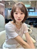 ♪顔周り　レイヤー　ウルフカット　韓国ボブ