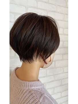 ビス ヘア アンド ビューティー 西新井店(Vis Hair＆Beauty) 20代30代大人ショートボブｘ小顔ウルフカット丸みショート