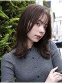 ◆ミディアムレイヤーカット/銀座/くびれヘア/顔周りレイヤー