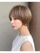 プアメリア 名古屋(Puamelia)&nbsp;まるみショート　ハイトーンカラー