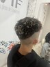 men'sパーマ　ツイスト，スパイラル