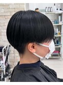 刈り上げショート女子メンズメイクボーイッシュ原宿表参道