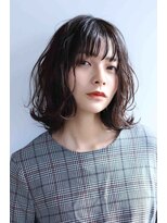 アボヘアー(Abo hair)&nbsp;20代30代40代50代大人可愛いダークカラーレイヤーパーマ