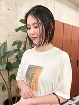 ノエ(noe)&nbsp;くびれヘア/アプリコットオレンジ/ハイライトカラー/栄h103