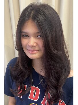 アロマ アンド アイボリー(Aroma&ivory) 顔周りレイヤーゆるふわロング