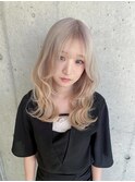 オススメ♪10代20代人気No1ホワイトブロンドカラー