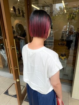 ヨハク 大阪梅田中崎町(yohaku) 切りっぱなしボブ